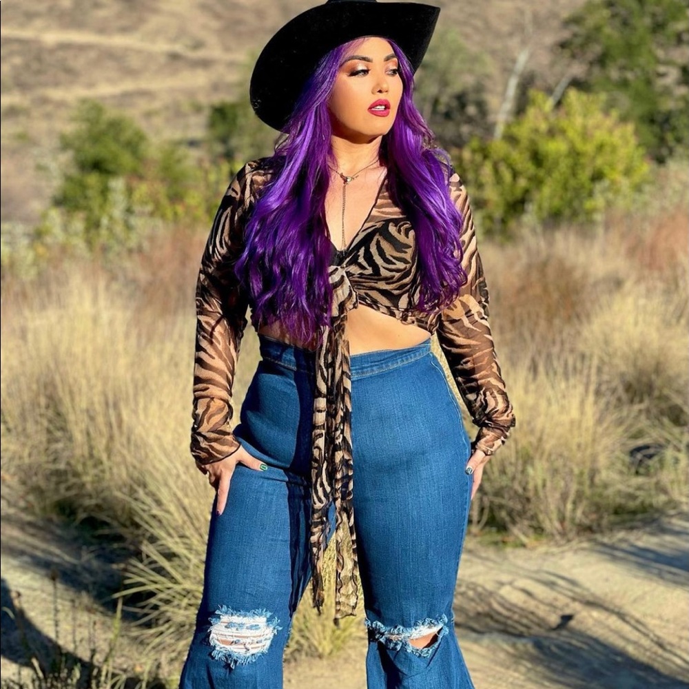 Bell bottom jeans